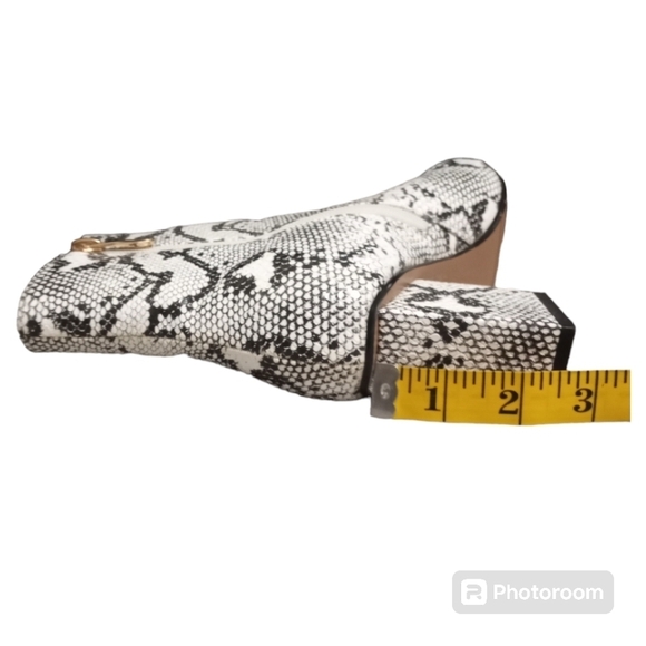 WETKISS Women's Snakeskin Ankle Boots Size 7.5 - Picture 13 of 15
